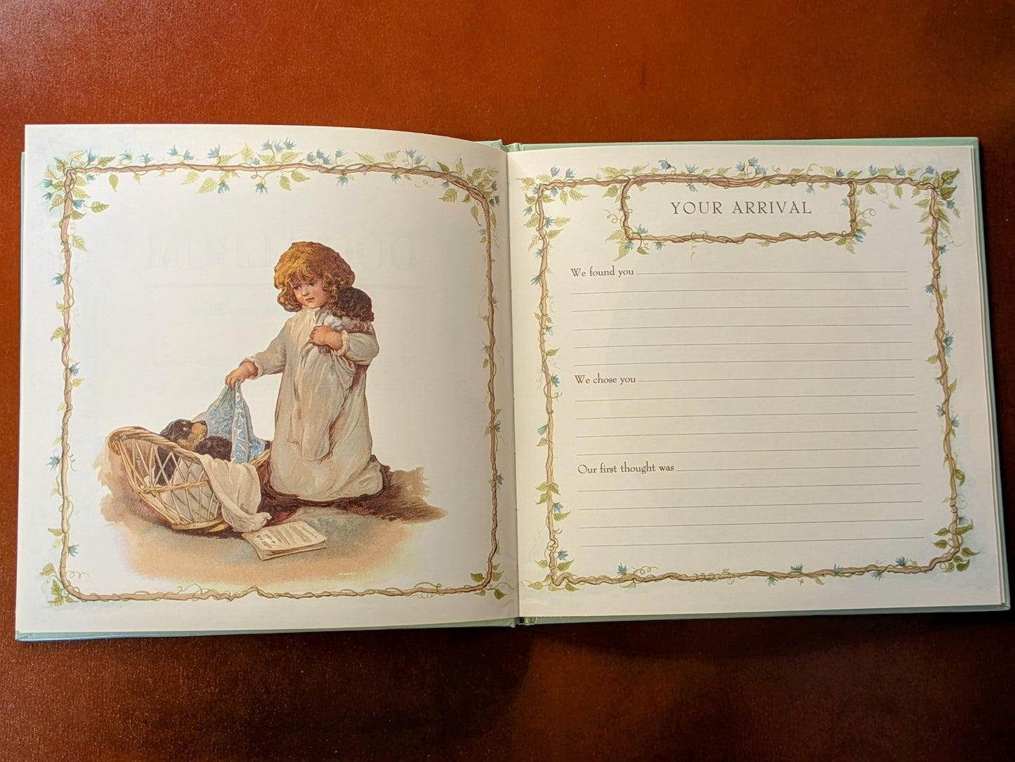 ILLUSTRATED "THE DOG ALBUM" A PET OWNER'S MEMORY BOOK FIRST PRINT 1987