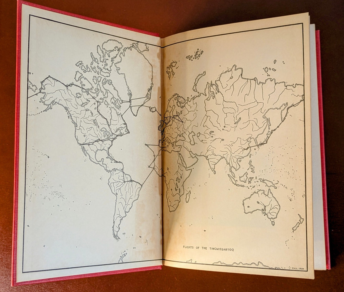 ANNE MORROW LINDBERGH "LISTEN! THE WIND" FIRST EDITION 1938