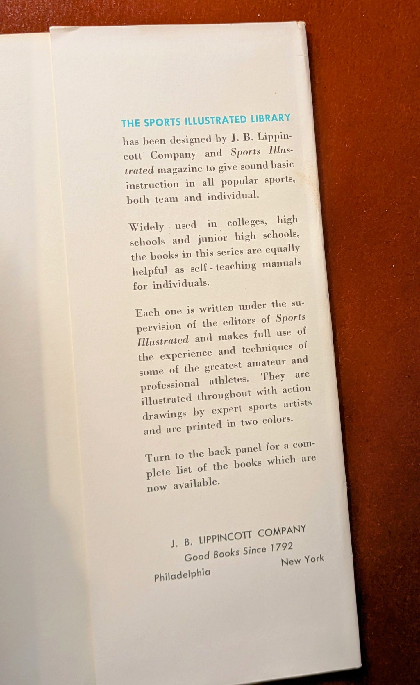 PAIR OF SPORTS ILLUSTRATED BOOKS SWIMMING & DIVING FIRST EDITIONS 1961