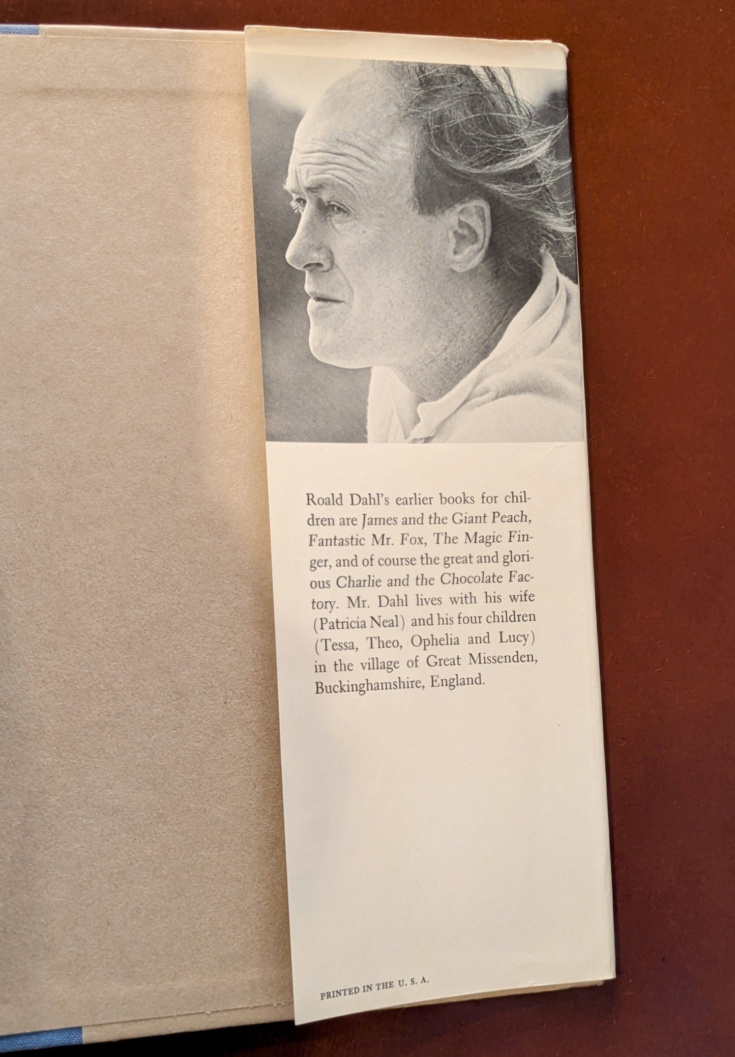 ROALD DAHL "CHARLIE AND THE GREAT GLASS ELEVATOR" 4TH PRINTING 1972