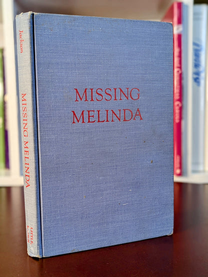 JACQUELINE JACKSON "MISSING MELINDA" FIRST EDITION 1967