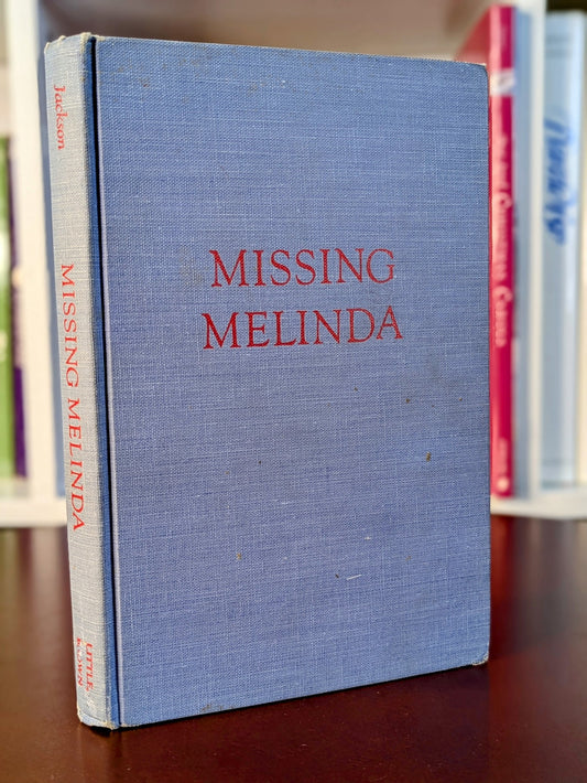 JACQUELINE JACKSON "MISSING MELINDA" FIRST EDITION 1967