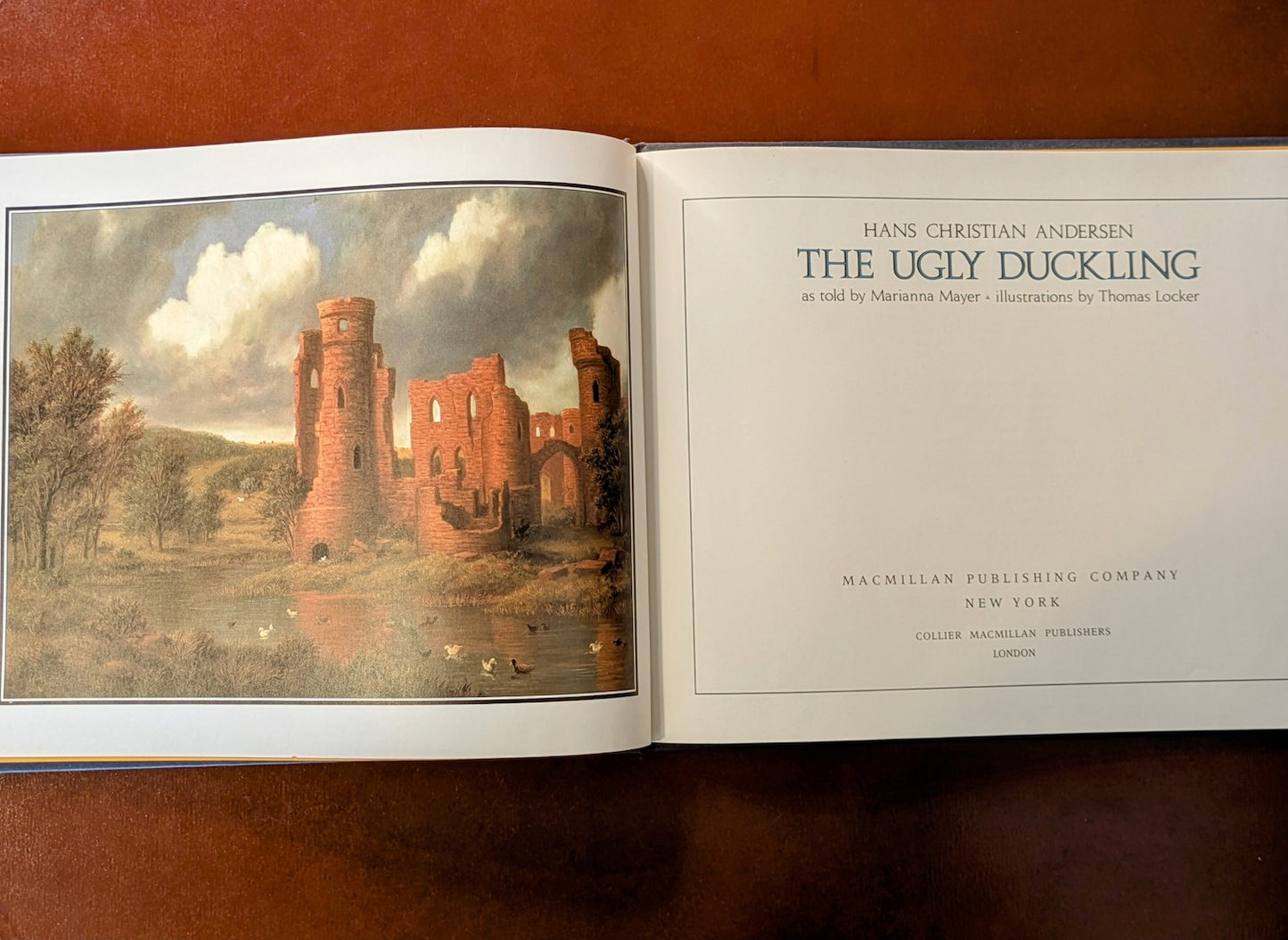 HANS ANDERSEN "THE UGLY DUCKLING" AS TOLD BY MARIANNA MAYER FIRST EDITION 1987