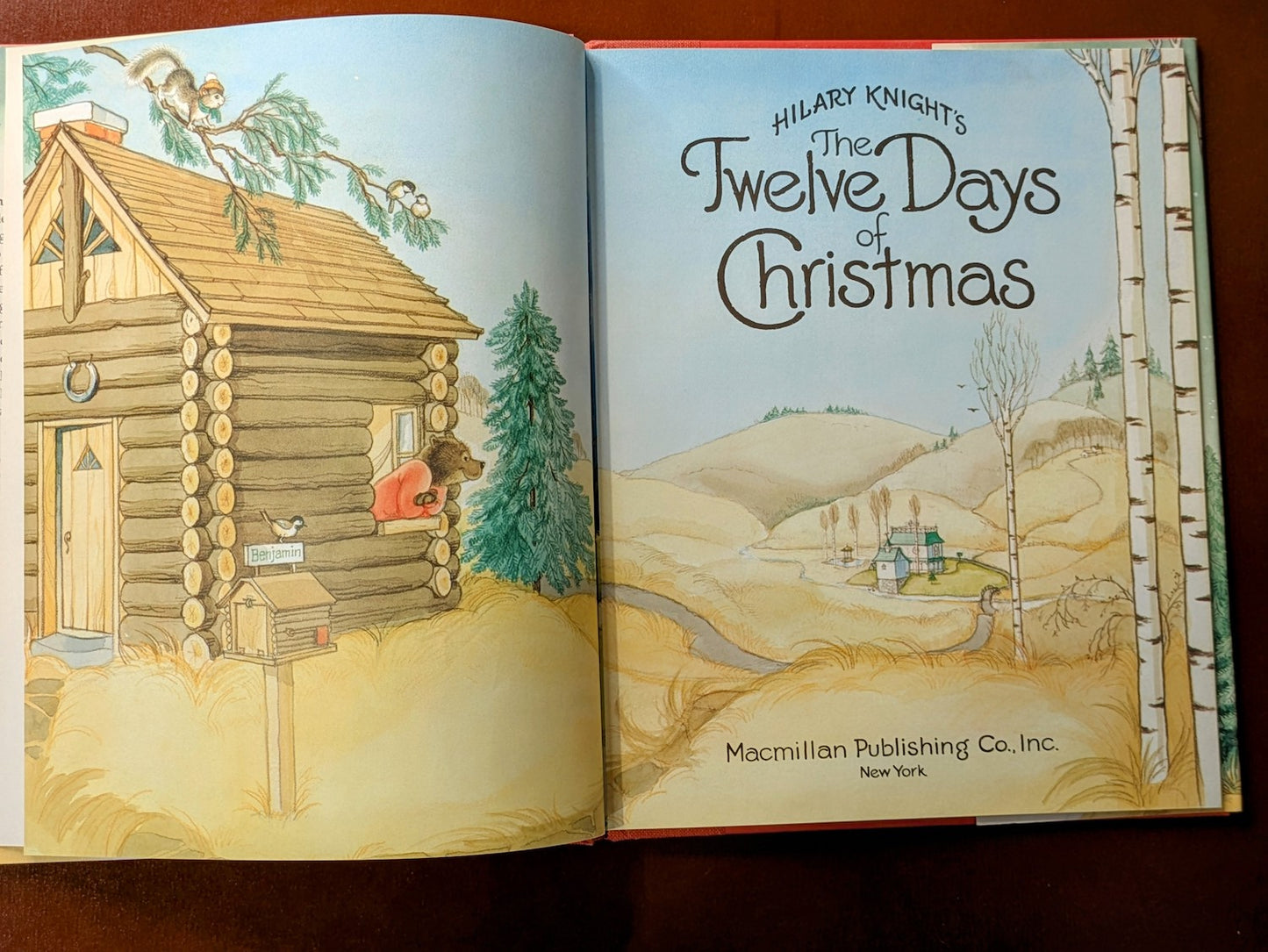 HILARY KNIGHT "THE TWELVE DAYS OF CHRISTMAS" PICTUREBOOK FIRST EDITION 1981