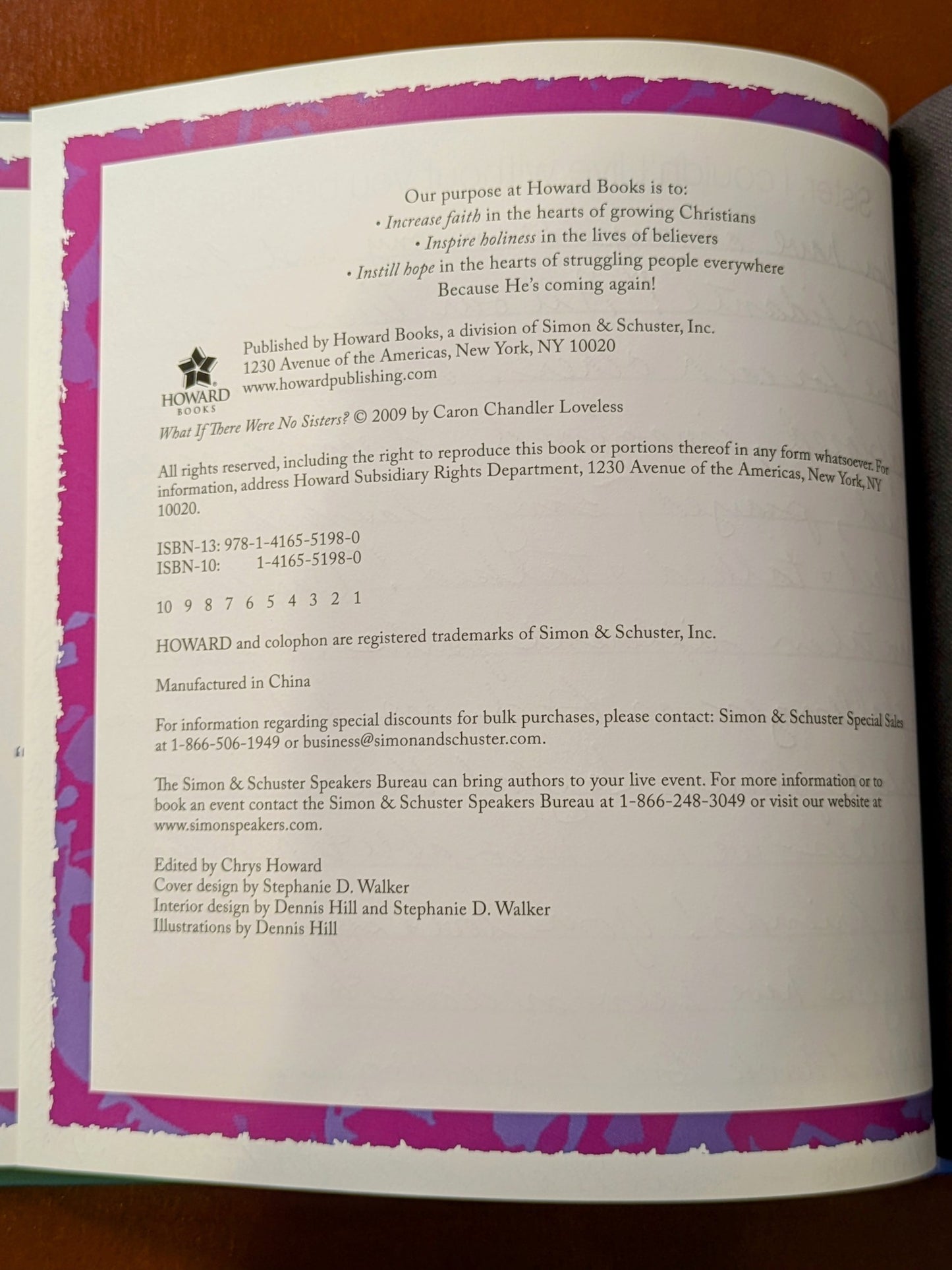 CARON LOVELESS "WHAT IF THERE WHERE NO SISTERS?" PICTUREBOOK FIRST EDITION 2009