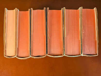 CHARLES DICKENS ORIGINAL "OXFORD ILLUSTRATED DICKENS" 6 VOLUME SET 1950-60'S