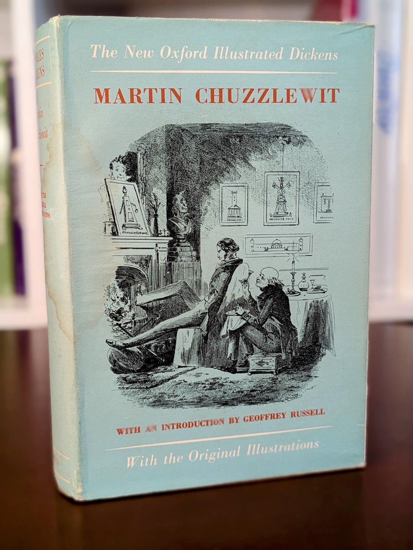 CHARLES DICKENS ORIGINAL "OXFORD ILLUSTRATED DICKENS" 6 VOLUME SET 1950-60'S