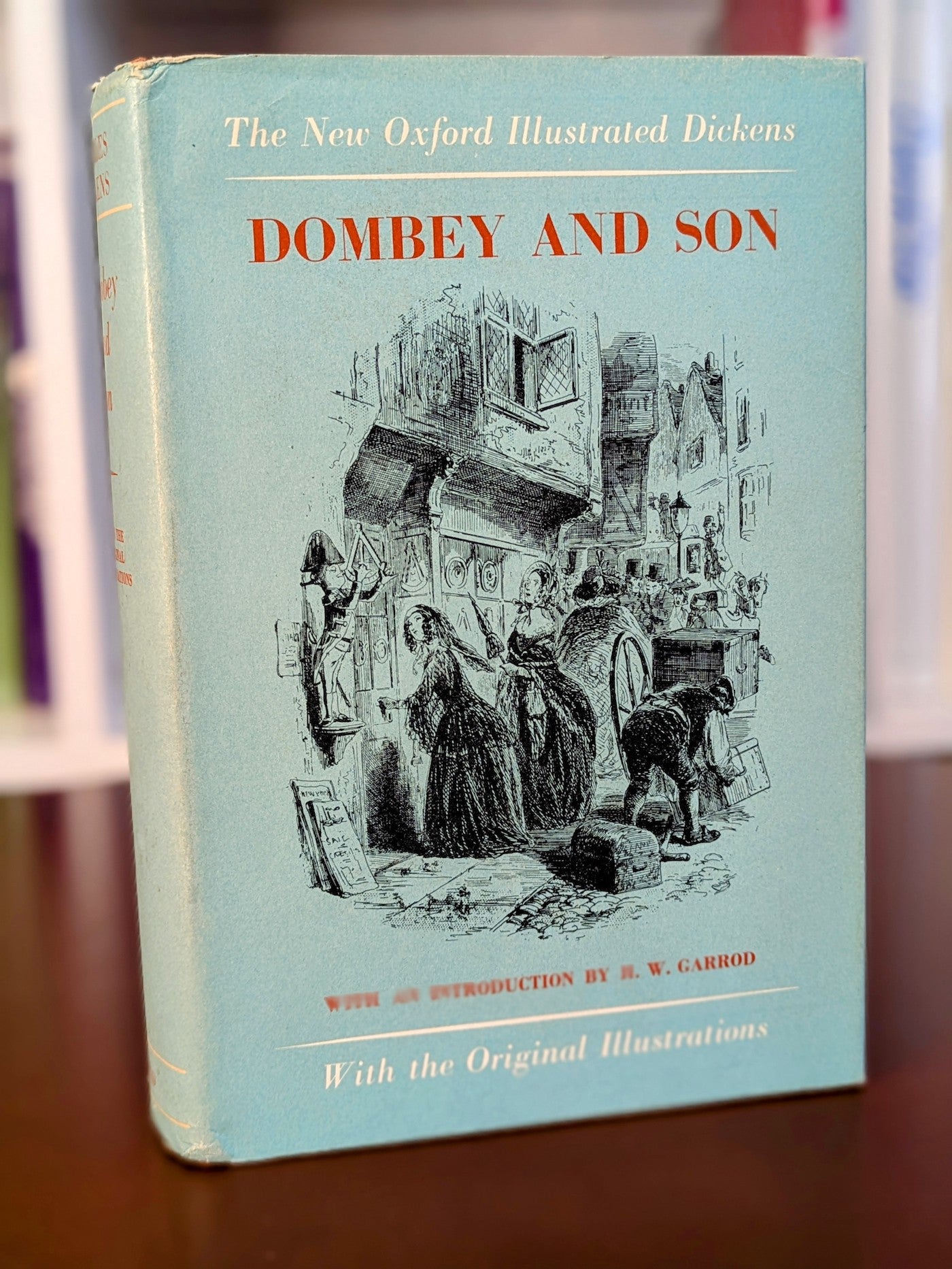 CHARLES DICKENS ORIGINAL "OXFORD ILLUSTRATED DICKENS" 6 VOLUME SET 1950-60'S