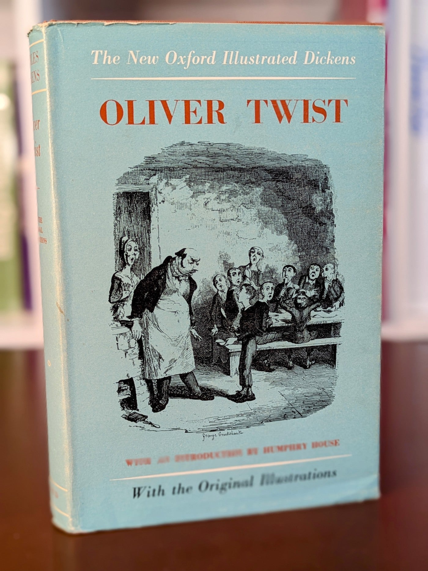 CHARLES DICKENS ORIGINAL "OXFORD ILLUSTRATED DICKENS" 6 VOLUME SET 1950-60'S