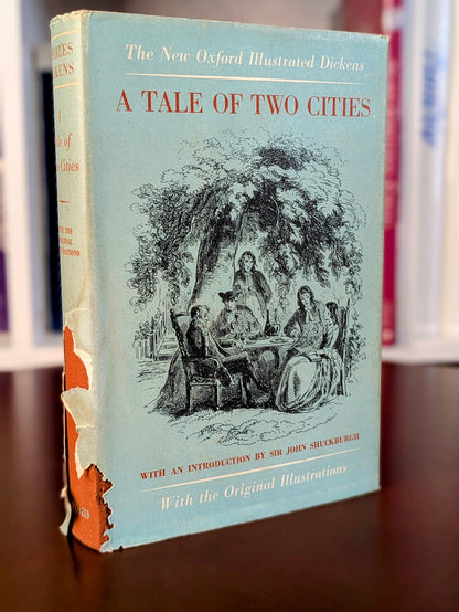 CHARLES DICKENS ORIGINAL "OXFORD ILLUSTRATED DICKENS" 6 VOLUME SET 1950-60'S
