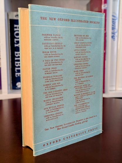 CHARLES DICKENS ORIGINAL "OXFORD ILLUSTRATED DICKENS" 6 VOLUME SET 1950-60'S