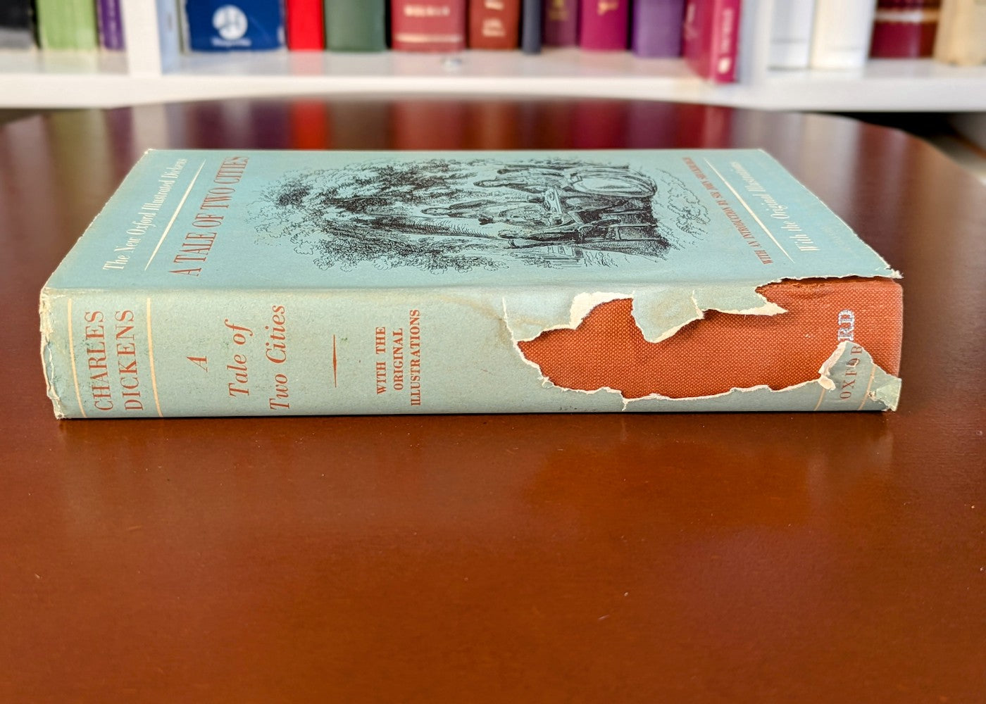 CHARLES DICKENS ORIGINAL "OXFORD ILLUSTRATED DICKENS" 6 VOLUME SET 1950-60'S