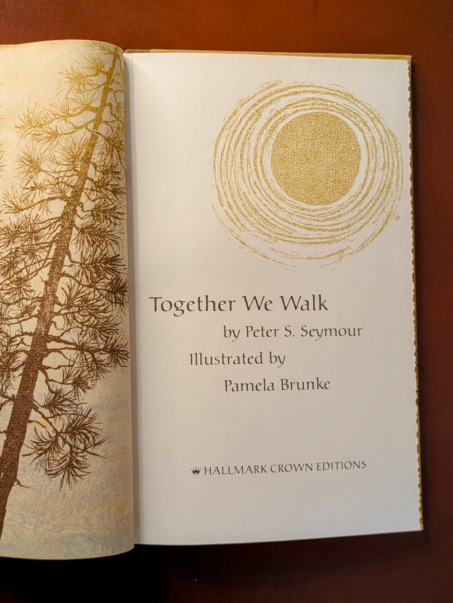ILLUSTRATED "TOGETHER WE WALK" HALLMARK CROWN EDITIONS 1972