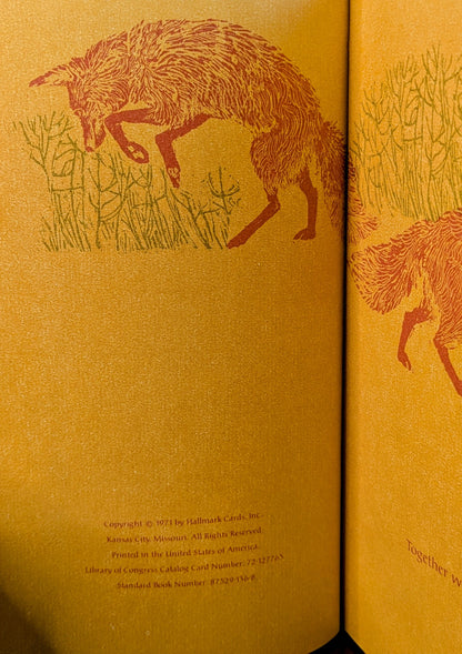 ILLUSTRATED "TOGETHER WE WALK" HALLMARK CROWN EDITIONS 1972