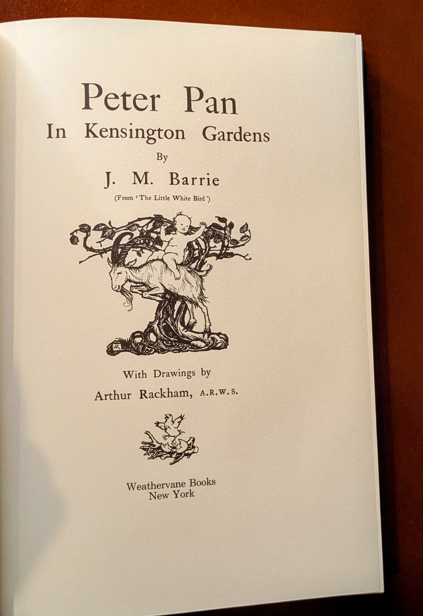 JAMES M. BARIE "PETER PAN IN KENSINGTON GARDENS" ILLUSTRATED 1979