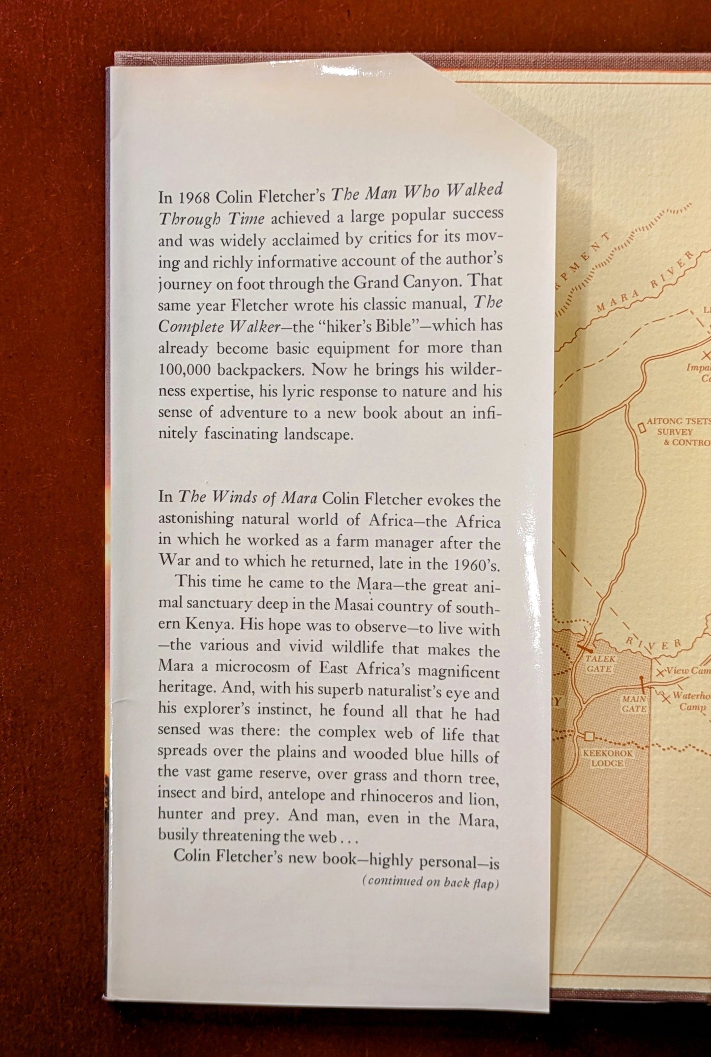 COLIN FLETCHER "THE WINDS OF MARA" FIRST US EDITION 1973