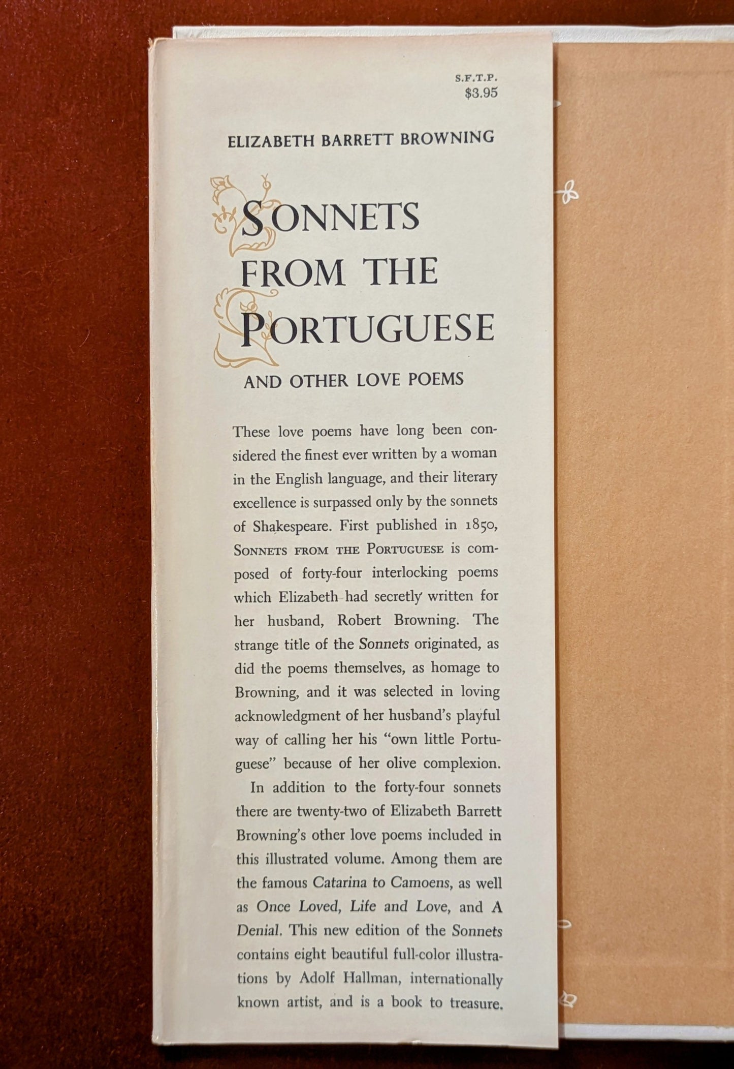 ELIZABETH BARRETT BROWNING  "SONNETS FROM THE PORTUGUESE" 1970-80's