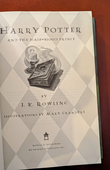 J.K. ROWLING "HARRY POTTER AND THE HALF-BLOOD PRINCE" FIRST US EDITION 2005