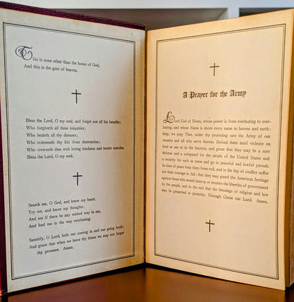 "THE HYMNAL" FIRST ARMY AND NAVY EDITION 1941