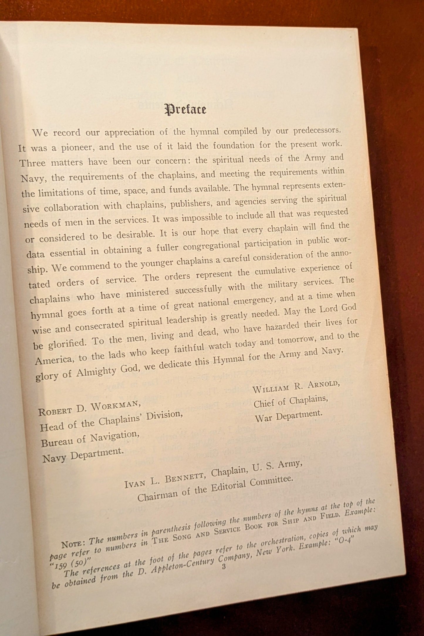 "THE HYMNAL" FIRST ARMY AND NAVY EDITION 1941