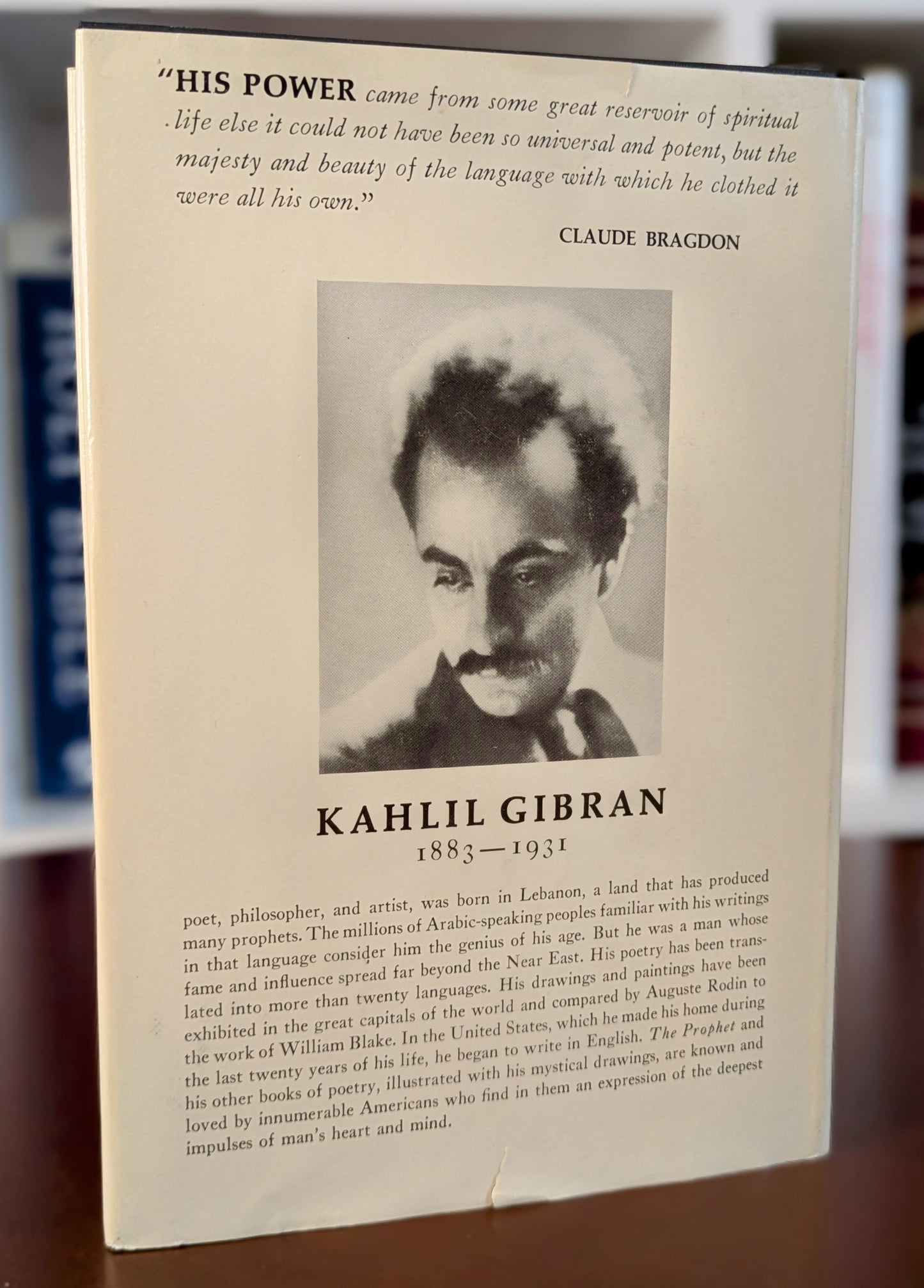 KAHLIL GIBRAN "THE PROPHET" VINTAGE COPY 1969