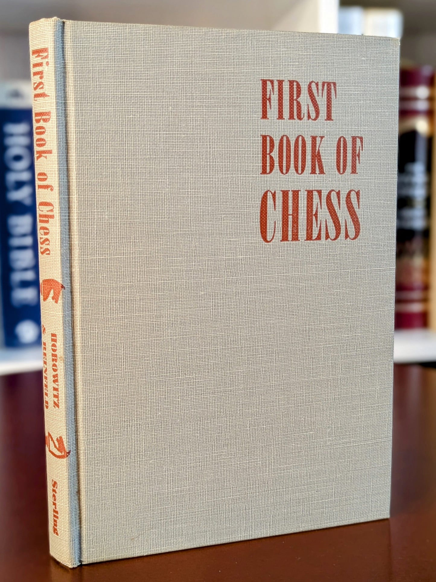 I.A. HOROWITZ, FRED REINFELD "FIRST BOOK OF CHESS" FIRST EDITION 1952