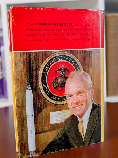 "P.S. I LISTENED TO YOUR HEART BEAT" LETTERS TO JOHN GLENN FIRST EDITION 1964