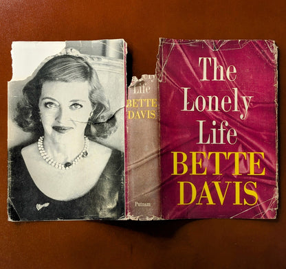 BETTE DAVIS "THE LONELY LIFE" SIGNED COPY OF 3RD PRINTING 1962