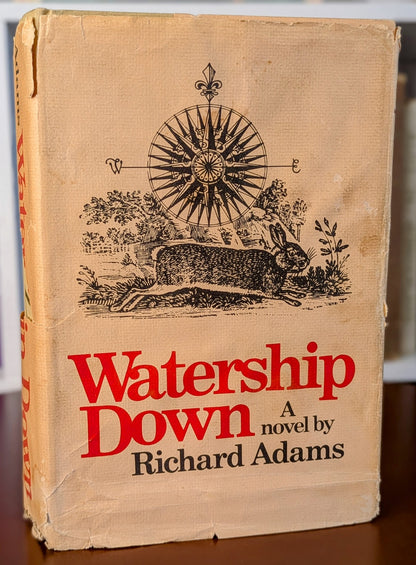 RICHARD ADAMS "WATERSHIP DOWN" FIRST US EDITION 1974