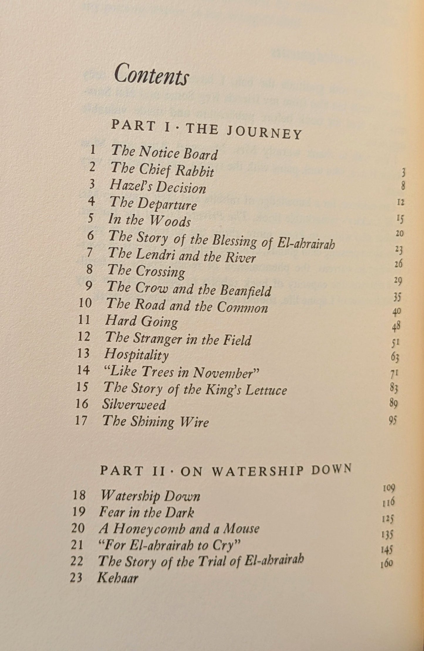 RICHARD ADAMS "WATERSHIP DOWN" FIRST US EDITION 1974