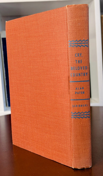 ALAN PATON "CRY, THE BELOVED COUNTRY" US EDITION EARLY COPY 1950