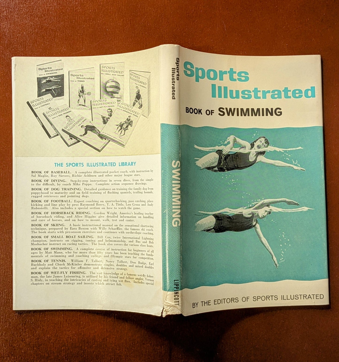 PAIR OF SPORTS ILLUSTRATED BOOKS SWIMMING & DIVING FIRST EDITIONS 1961