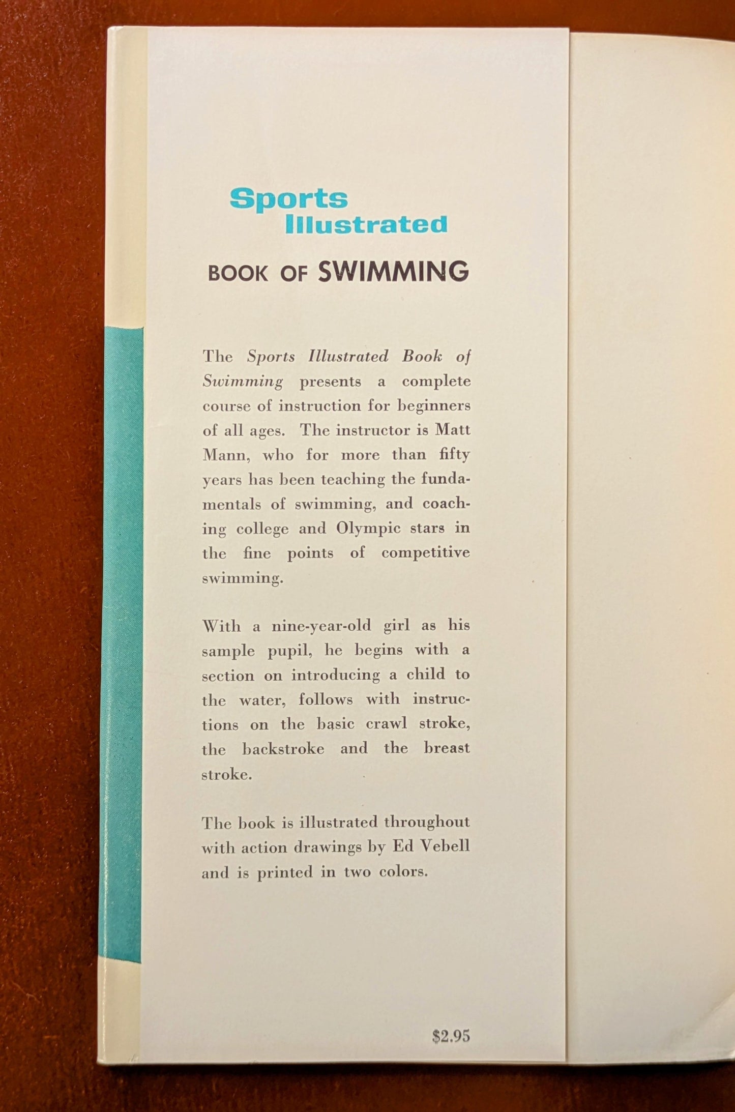 PAIR OF SPORTS ILLUSTRATED BOOKS SWIMMING & DIVING FIRST EDITIONS 1961