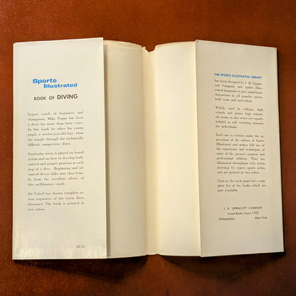 PAIR OF SPORTS ILLUSTRATED BOOKS SWIMMING & DIVING FIRST EDITIONS 1961