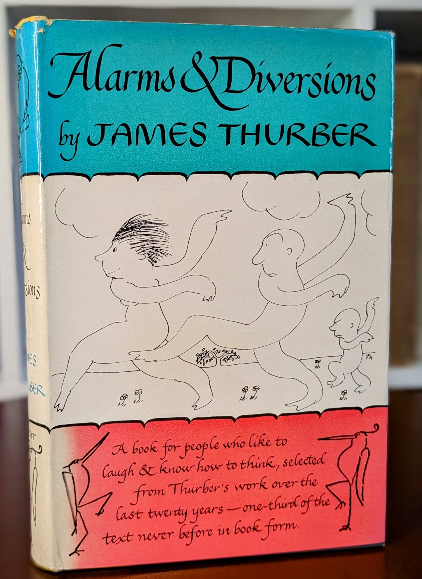JAMES THURBER "ALARMS AND DIVERSIONS" FIRST US EDITION 1957