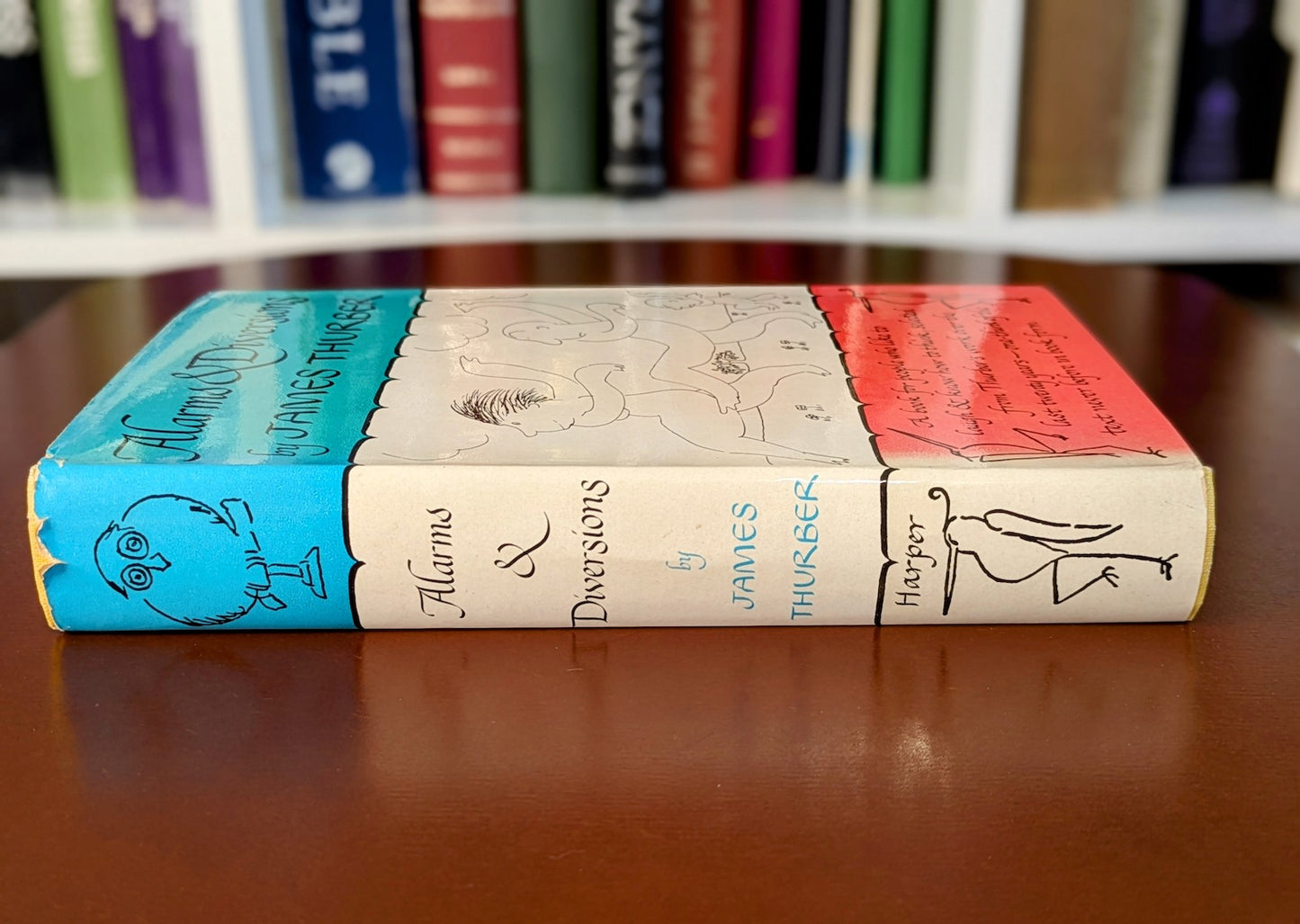 JAMES THURBER "ALARMS AND DIVERSIONS" FIRST US EDITION 1957
