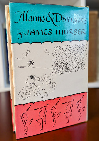 JAMES THURBER "ALARMS AND DIVERSIONS" FIRST US EDITION 1957