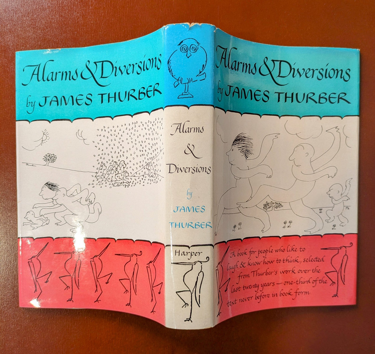 JAMES THURBER "ALARMS AND DIVERSIONS" FIRST US EDITION 1957