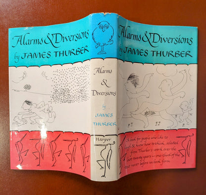 JAMES THURBER "ALARMS AND DIVERSIONS" FIRST US EDITION 1957