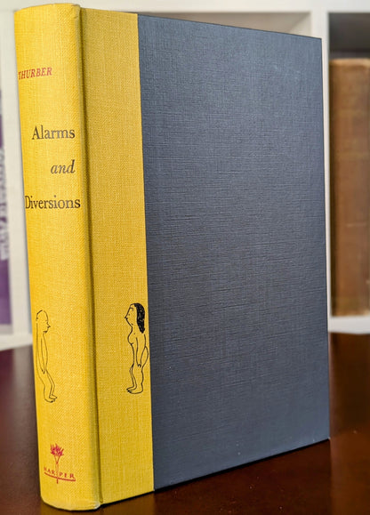 JAMES THURBER "ALARMS AND DIVERSIONS" FIRST US EDITION 1957