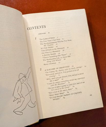 JAMES THURBER "ALARMS AND DIVERSIONS" FIRST US EDITION 1957