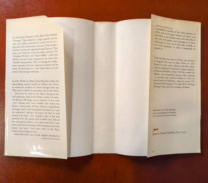 COLIN FLETCHER "THE WINDS OF MARA" FIRST US EDITION 1973