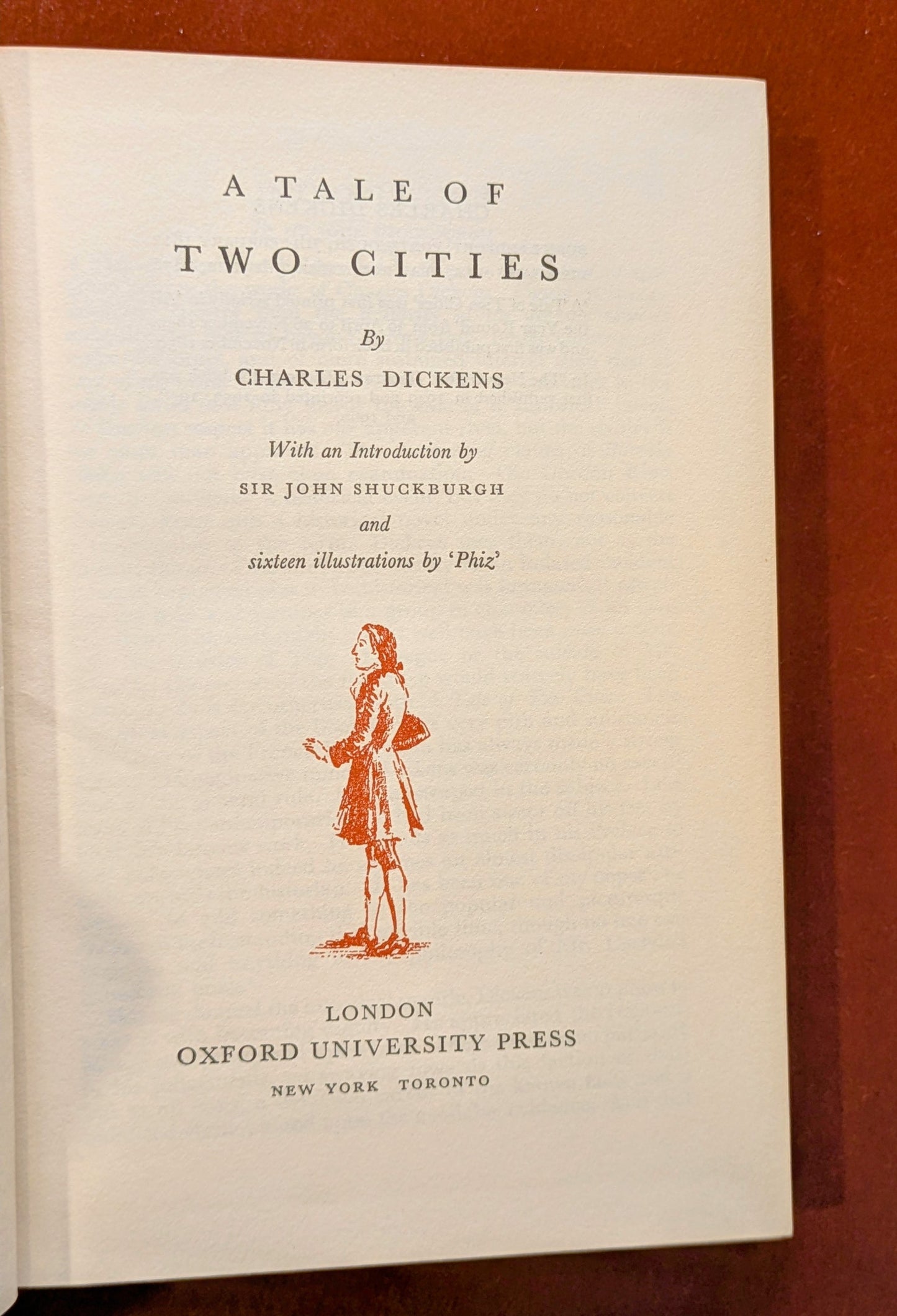 CHARLES DICKENS ORIGINAL "OXFORD ILLUSTRATED DICKENS" 6 VOLUME SET 1950-60'S