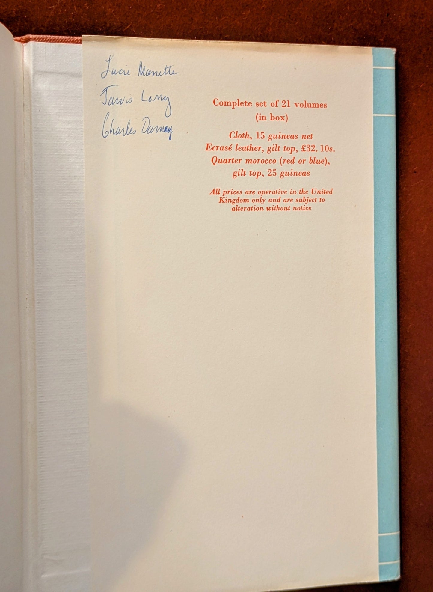 CHARLES DICKENS ORIGINAL "OXFORD ILLUSTRATED DICKENS" 6 VOLUME SET 1950-60'S