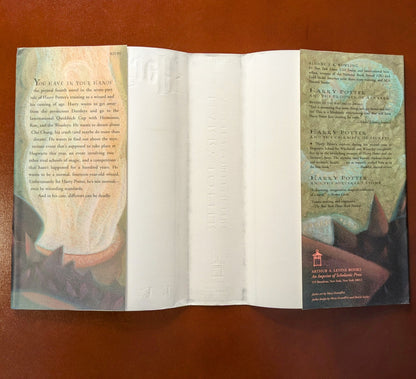 J.K. ROWLING "HARRY POTTER AND THE GOBLET OF FIRE" FIRST US EDITION 2000