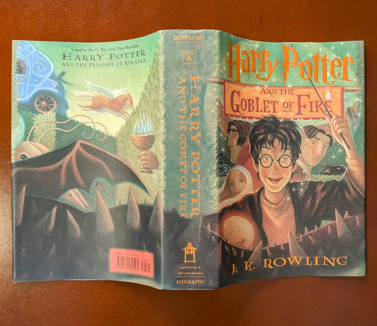 J.K. ROWLING "HARRY POTTER AND THE GOBLET OF FIRE" FIRST US EDITION 2000