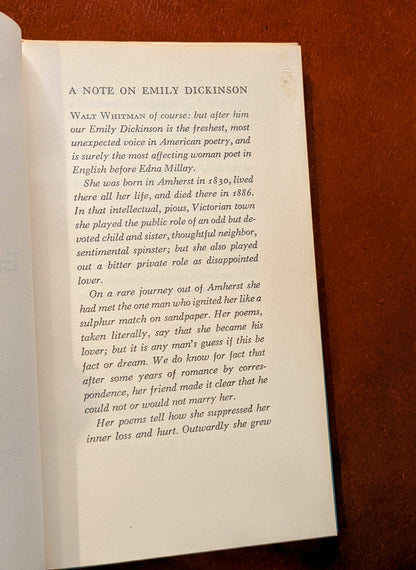 EMILY DICKINSON "LOVE POEMS" PETER PAUPER EDITION 1952-1962