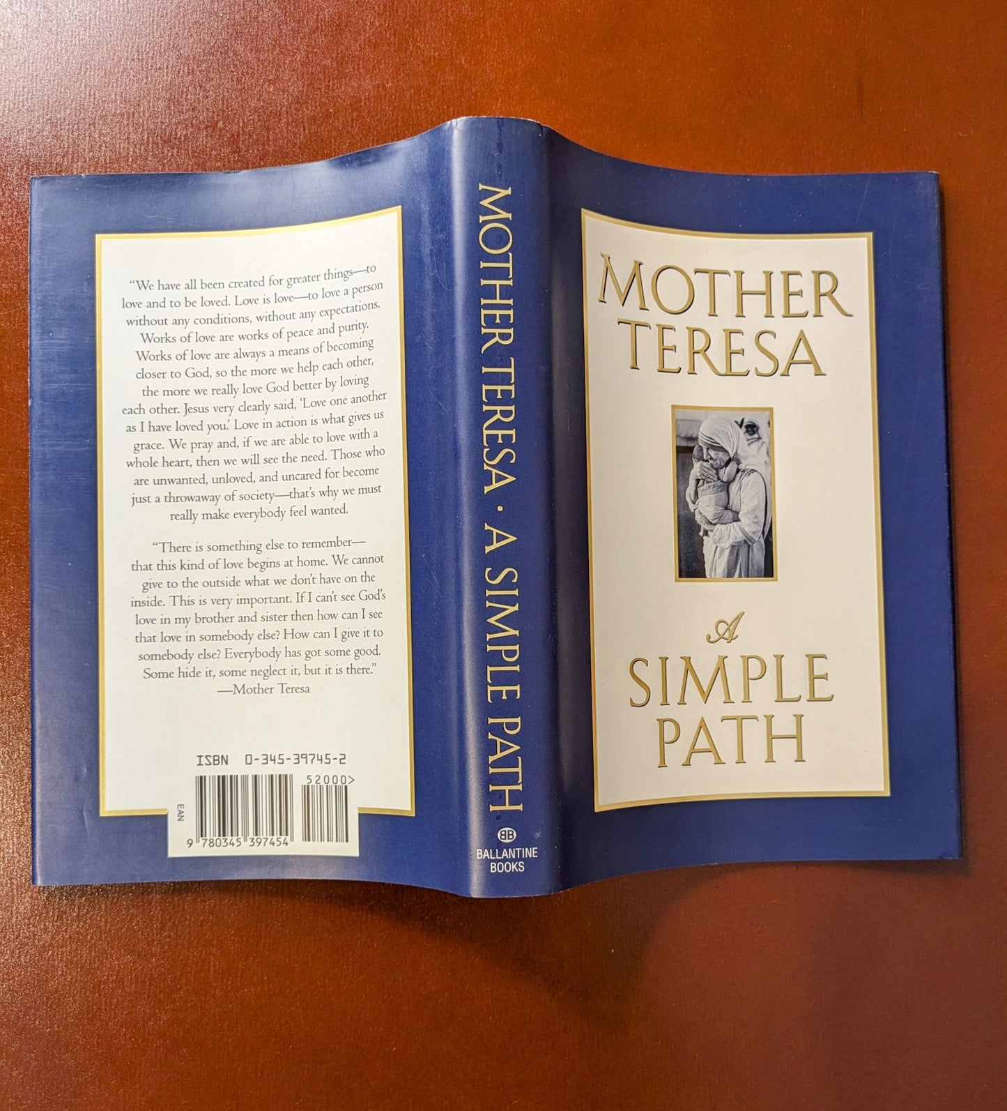 MOTHER TERESA "A SIMPLE FAITH" FIRST US EDITION 1995