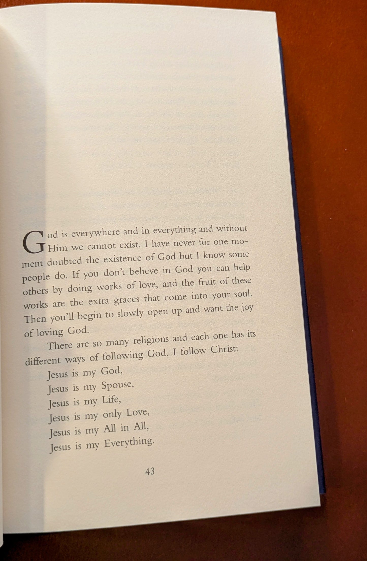 MOTHER TERESA "A SIMPLE FAITH" FIRST US EDITION 1995