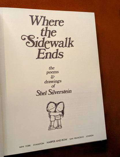 SHEL SILVERSTEIN "WHERE THE SIDEWALK ENDS" VINTAGE COPY 1981-1983